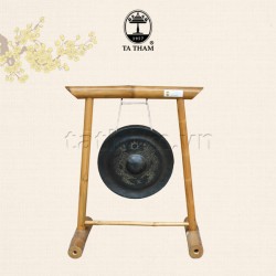 Cồng chạm rồng + giá tre Cồng chạm rồng + giá tre